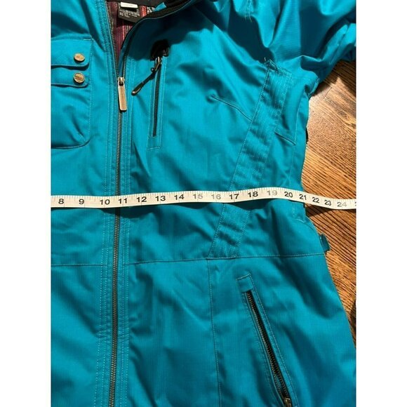 Obermeyer | Ski Jacket Parka Sz 14 Teal Turquoise - Picture 5 of 13